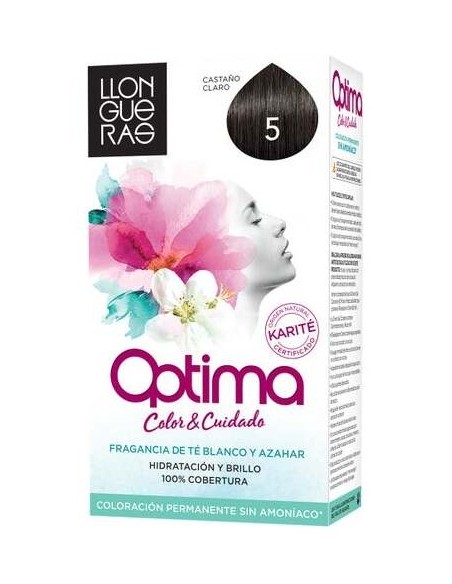 Llongueras Optima Tinte De Cabello N5 Marrón Claro 1Ud