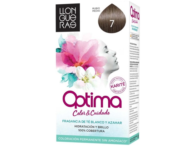 Llongueras Optima Tinte De Cabello N7 Rubio...