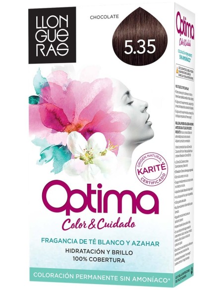 Llongueras Optima Tinte De Cabello N5.35 Passion Chocolate 1Ud
