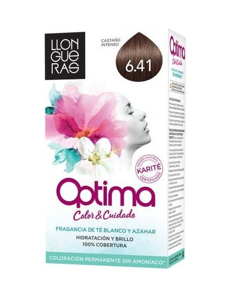 Llongueras Optima Tinte De Cabello N6.41 Bombón Chocolate 1Ud