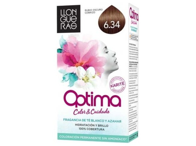 Llongueras Optima Tinte De Cabello N6.34 Rubio...