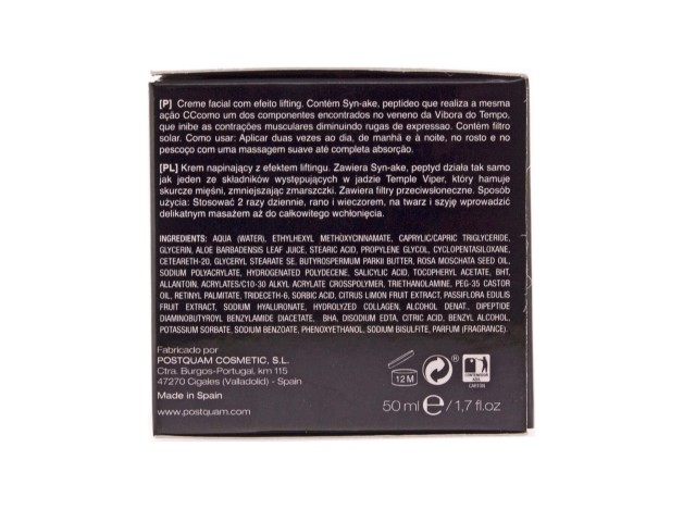 Postquam Renergie Syn-Ake Crema 50Ml