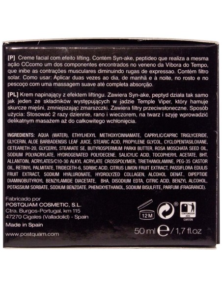 Postquam Renergie Syn-Ake Crema 50Ml