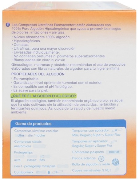 Farmaconfort Compresa Ultra Día Con Alas, 10 Uds