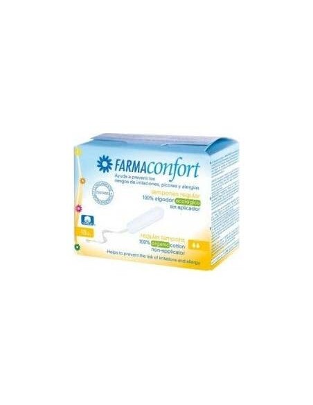 Farmaconfort Tampón Sin Aplicador Algodón Regular, 18 Tampones