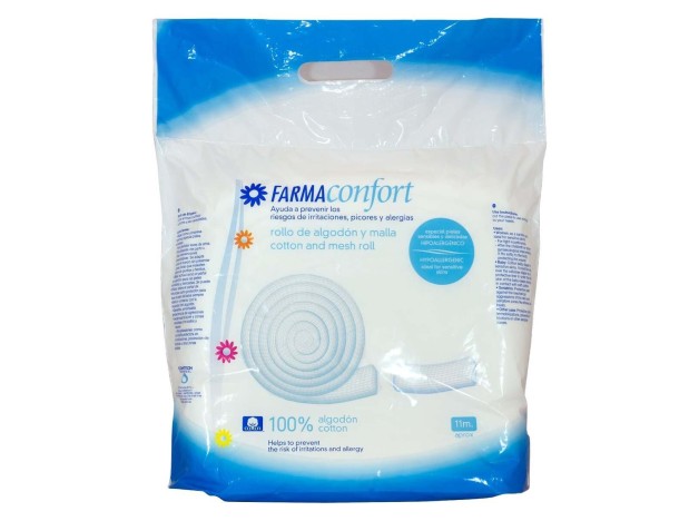 Farmaconfort Compresas De Algodón Y Malla Rollo...