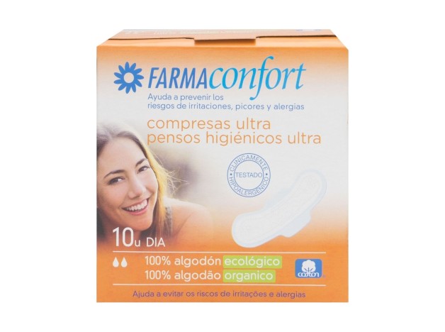 Farmaconfort Compresa Ultra Día Con Alas, 10 Uds