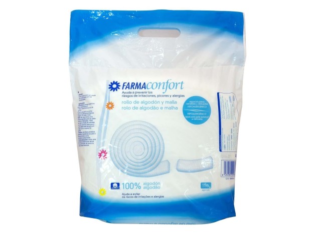 Farmaconfort Compresas De Algodón Y Malla Rollo...