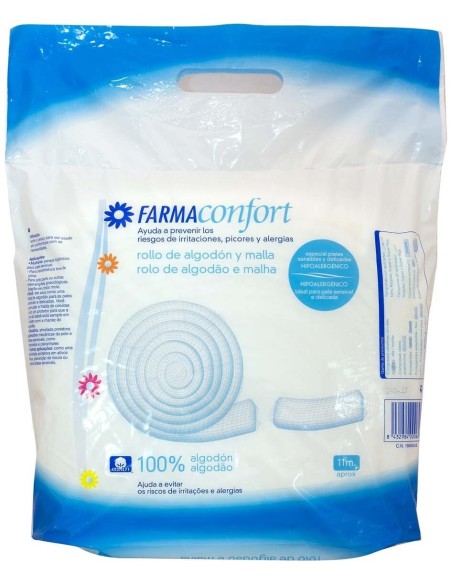Farmaconfort Compresas De Algodón Y Malla Rollo 11 Metros