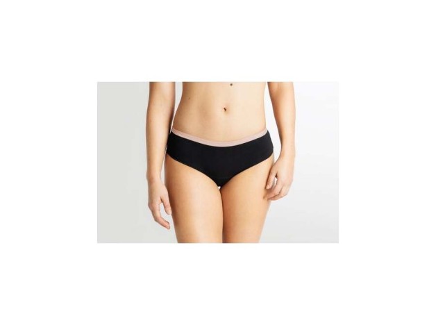 Braguita Menstrual Negra/Rosa Flujo Moderado 0/Xxs