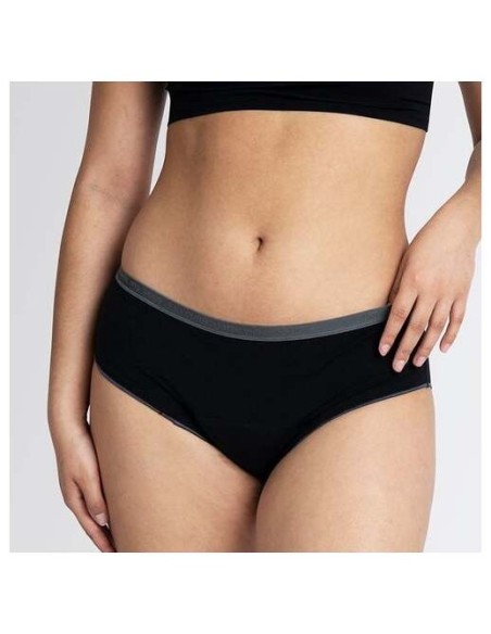 Braguita Menstrual Negra/Gris Flujo Abundante 5/Xl
