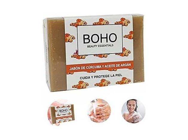 Boho Jabón Curcuma Y Aceite De Argán 100G