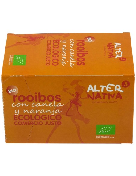 Alternativa3 Te Rooibos Naranja Canela Bio 20 Bolsitas