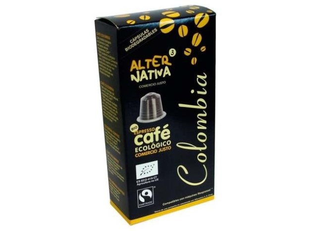 Cafe Colombia 10Capsulas Cafe Biodegradable Eco