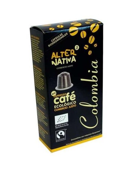 Cafe Colombia 10Capsulas Cafe Biodegradable Eco