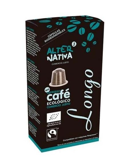 Cafe Longo 10Capsulas Cafe Biodegradable. Eco