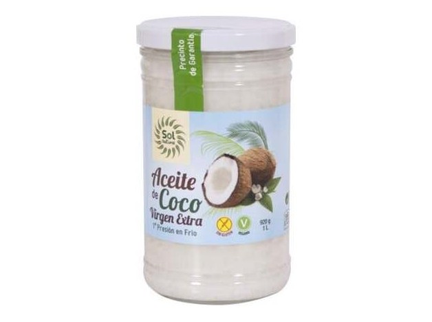 Solnatural Aceite De Coco Vírgen Extra Bio 1L