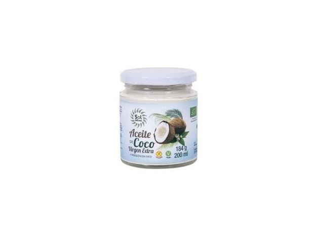 Solnatural Aceite Coco Virg Extr Bio 200Ml