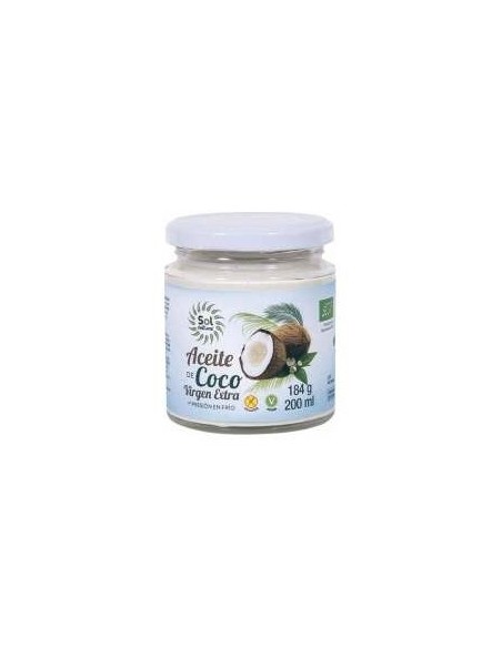 Solnatural Aceite Coco Virg Extr Bio 200Ml