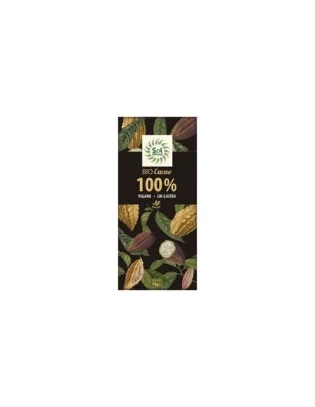 Solnatural Choco Cacao Puro 100% Bio S/G 70G