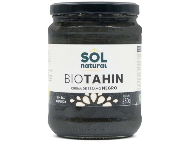 Sol Natural Bio Tahin Crema De Sesamo Negro 250G