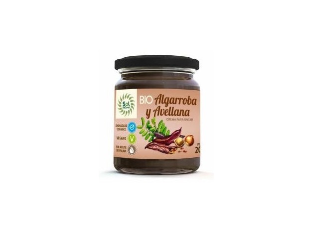 Solnatural Crema Algarroba Avellanas Bio 200G