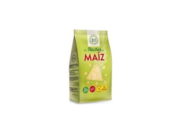 Sol Natural  Nachos De Maiz No Fritos Bio 80G