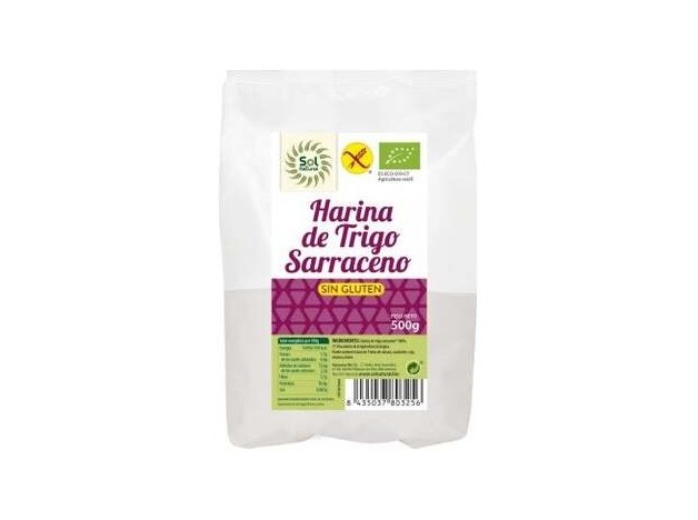 Sol Natural Harina Trigo Sarraceno Sin Gluten...