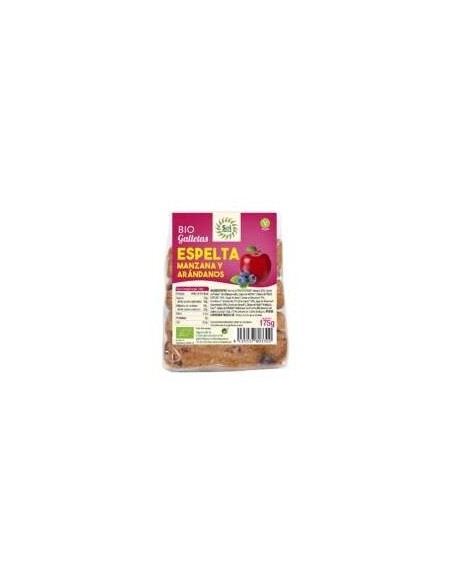 Galletas De Espelta Manzana Arandanos 175Gr. Bio