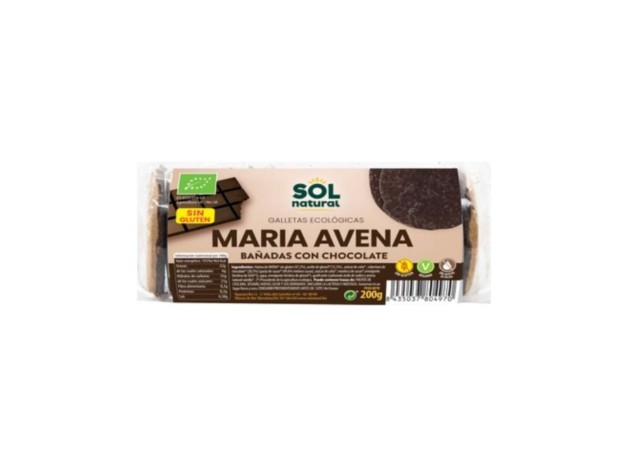 Solnatural Galleta María Avena Chocolate Eco...
