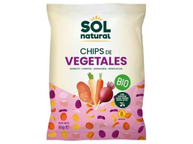 Solnatural Chips De Vegetales Aceite Oliva Sin...