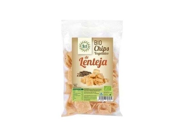 Solnatural Chips Lentejas Bio 65G