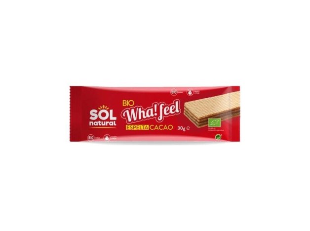 Sol Natural Wha! Feel Snack Espelta Y Cacao Bio...
