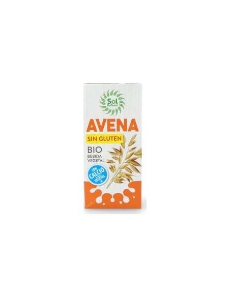 Solnatural Bebida Veg Avena S/G Calcio Bi 1000Ml