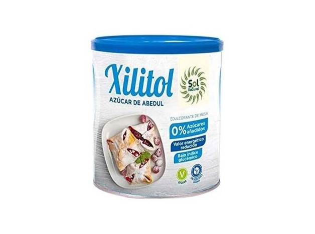 Solnatural Azúcar Abedul Xilitol Sin Lactosa 500Gr