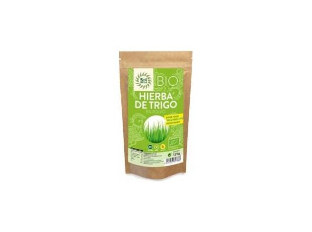 Solnatural Hierba Trigo Polvo Bio S/G Veg 125G
