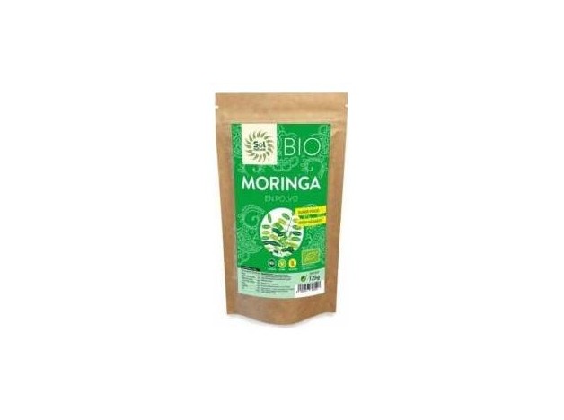 Solnatural Moringa Polvo Bio S/G Vegano 125G