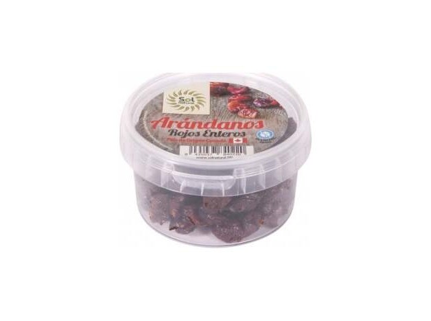 Solnatural Arandano Rojo Entero Bio S/A 125G