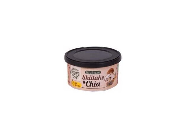 Solnatural Pate Shiitake Chia Bio S/G 125G