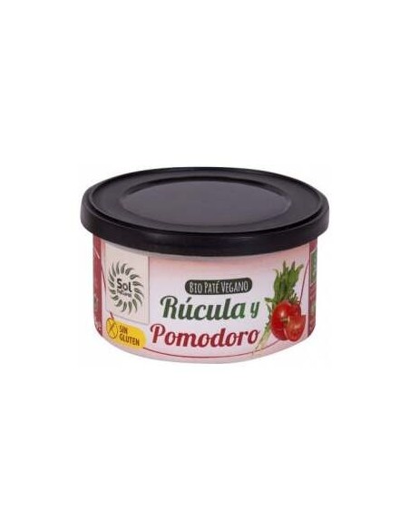 Solnatural Pate Rucula Y Pomodoro Bio S/G 125G