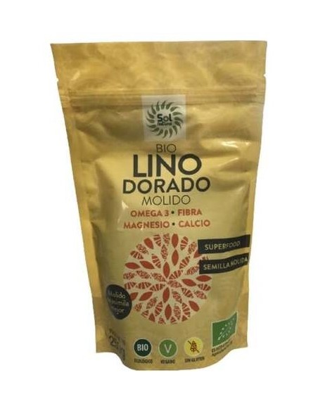 Semillas De Lino Dorado Triturado 250Gr. Bio