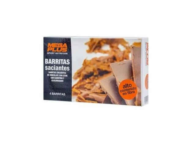 Mega Plus Barritas Saciantes 4Uds