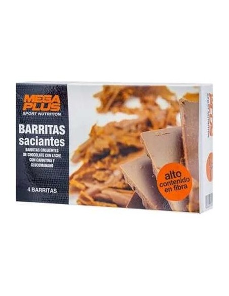 Mega Plus Barritas Saciantes 4Uds