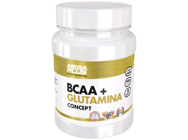 Mega Plus Bcaa+Glutamina Concept Tropical 500G