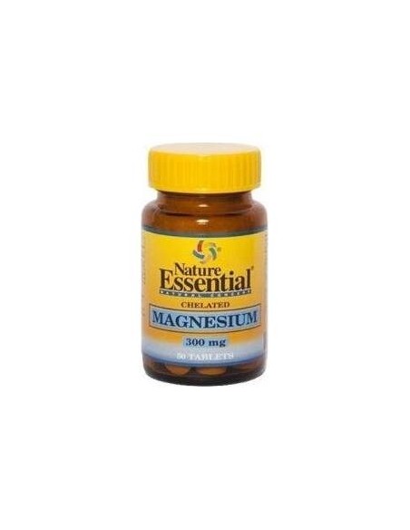 Nature Essential Magnesio 300 Mg.(Quelado) 50 Tabletas.