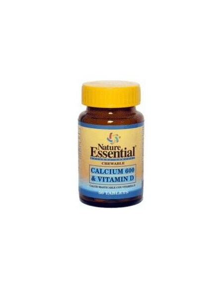 Nature Essential Calcio + Vitamina D 50 Tabletas