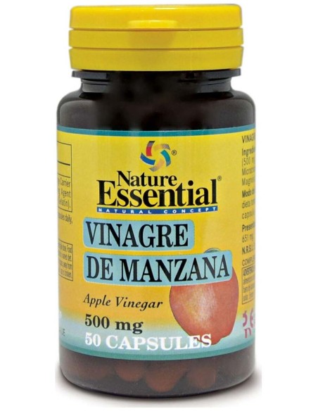 Nature Essential Vinage Manzana 500 Mg. 50Caps