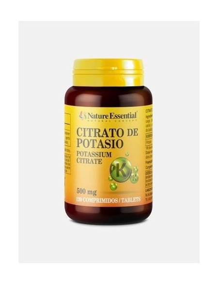 Nature Essential Citrato De Potasio 500Mg 120Comp