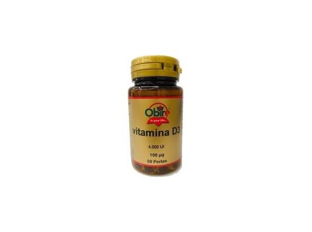 Obire Vitamina D3 100Mcg 4000 Ui 50Caps