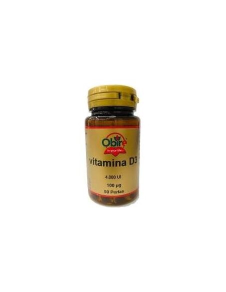 Obire Vitamina D3 100Mcg 4000 Ui 50Caps